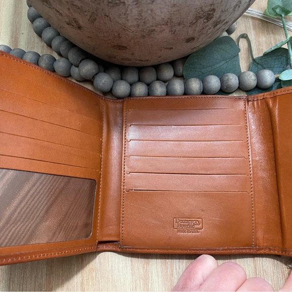 Dooney & Bourke Vintage Wallet - Black/Brown Pebbled Leather *Crosslisted* - Picture 6 of 8